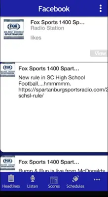 Fox Sports 1400 android App screenshot 0